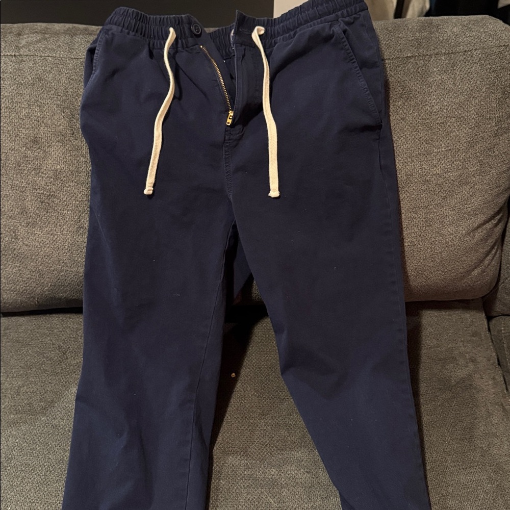 J. Crew Chino Pants Sportsmen's Outfitters Tag Navy Blue Size Small